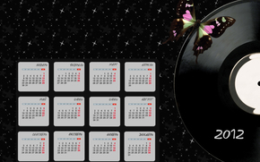 Calendar 2012, wallpaper, style, desktop calendar