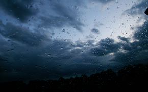 rain, Cloudy, clouds, sky