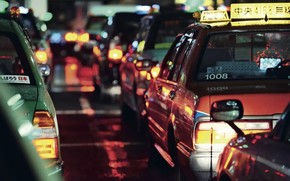 Japonia, Tokyo, ora, maini, Japonia, Tokyo, ora, Autovehicule
