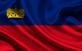 liechtenstein, satin, flag, flag, sateen