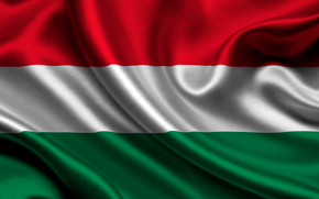 hungary, satin, flag, Hungary, Atlas, flag