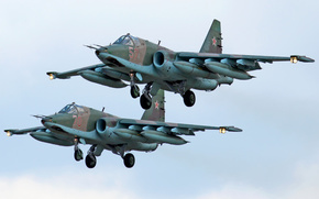 attack plane, Searching, Su-25, couple