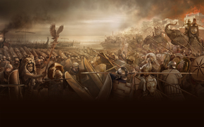 Rome, Total war, battle