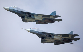 T-50, Air force, Russia, plane, fighter, aviation, PAK FA, army