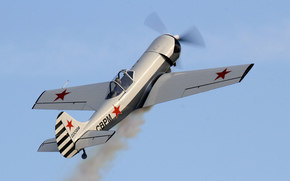 Yak-50, Soviet, ussr, trainer, plane, monoplane