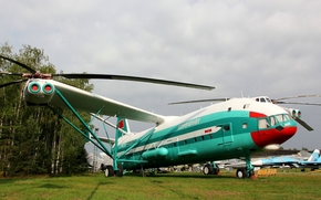 Mi-12, helicopter, Miles, ussr, blades, Screws, aeroflot