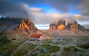 Evening Mood, Tre Cime di Lavaredo, heart of the Dolomiti di Sesto, Italy