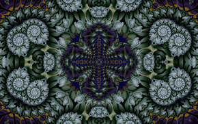 symmetry, geometry, pattern, abstraction, fractals, kaleidoscope