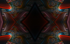 symmetry, geometry, pattern, abstraction, fractals, kaleidoscope