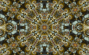 symmetry, geometry, pattern, abstraction, fractals, kaleidoscope