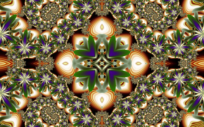 symmetry, geometry, pattern, abstraction, fractals, kaleidoscope