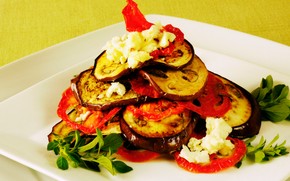 food, Food, cookery, Food, appetizer, Eggplant, tomatoes